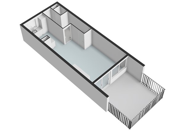 Floor plan - Duke Ellingtonstraat 60, 1066 GG Amsterdam 